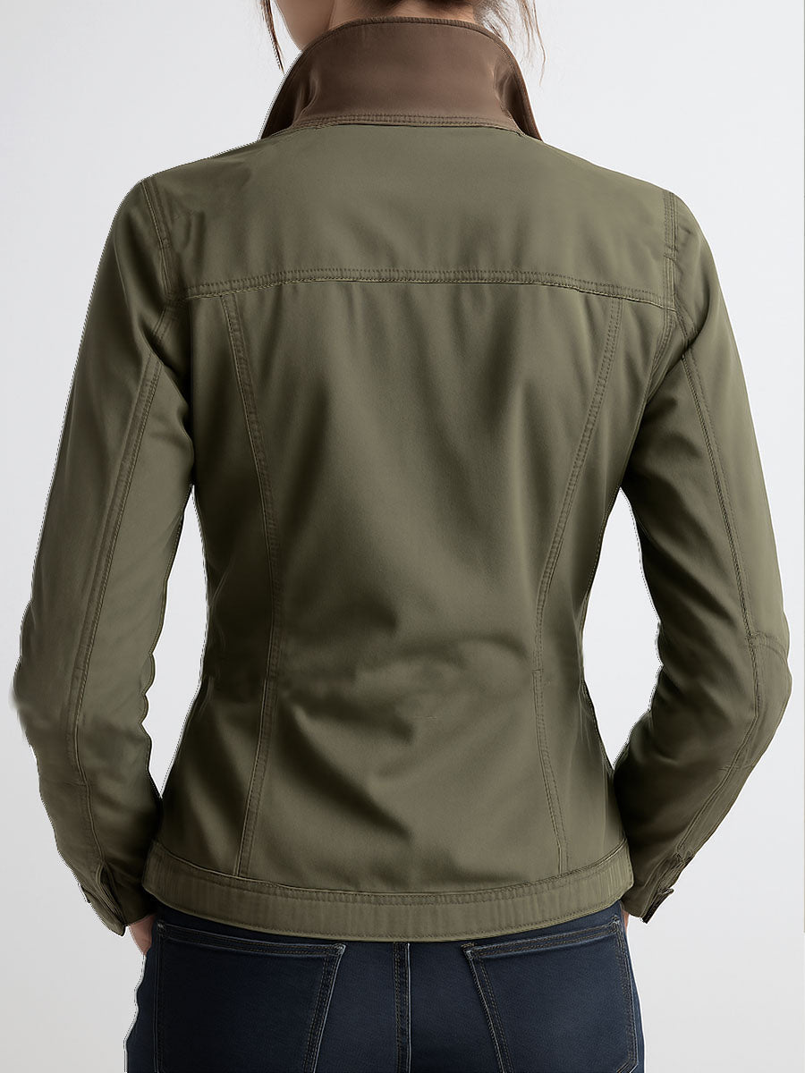 Chaqueta cargo verde oliva Outerdoor con bolsillo utilitario