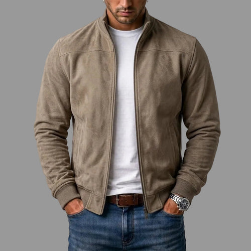 Varel | Chaqueta bomber de ante