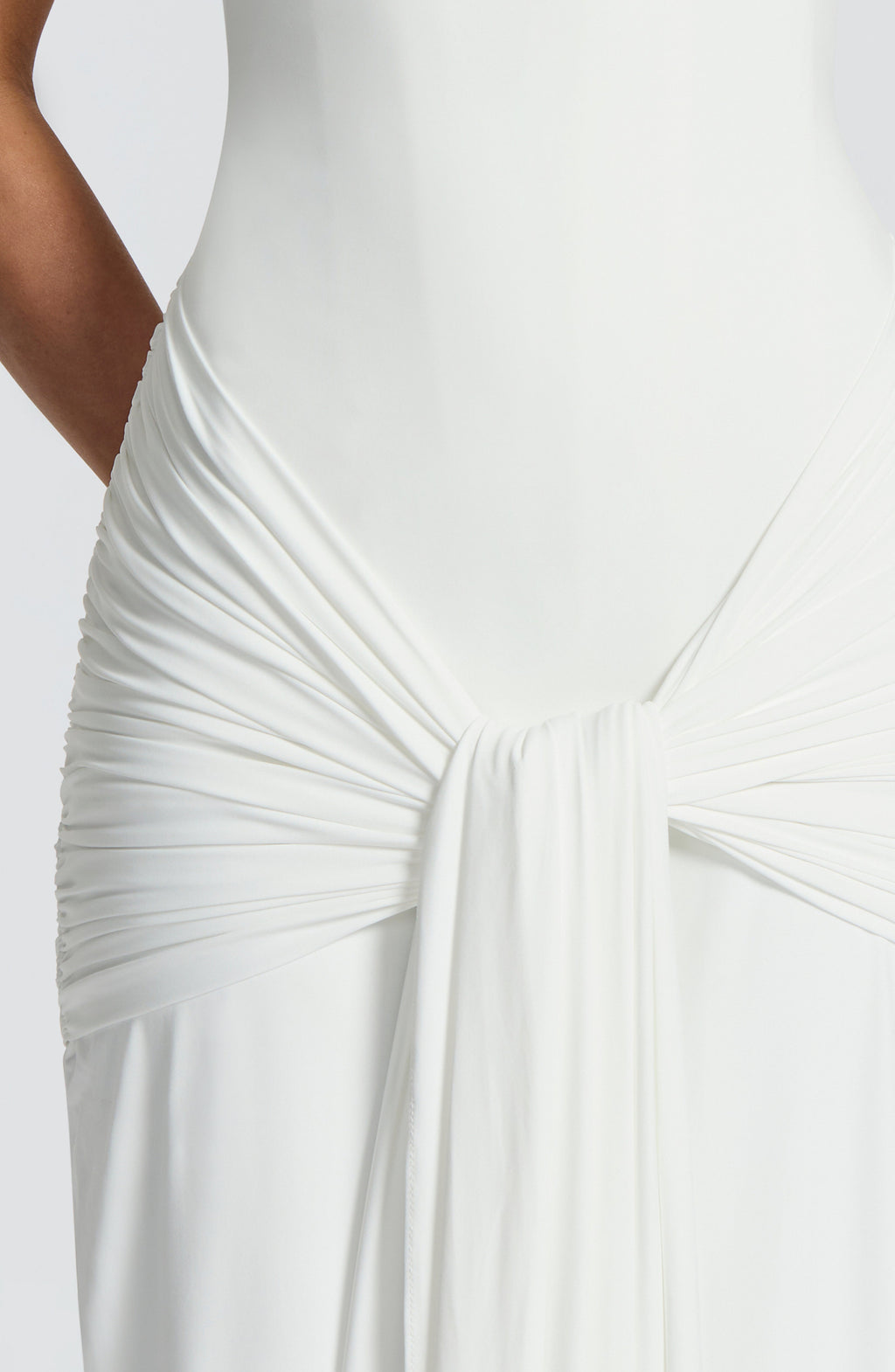 Vestido maxi marfil Gia