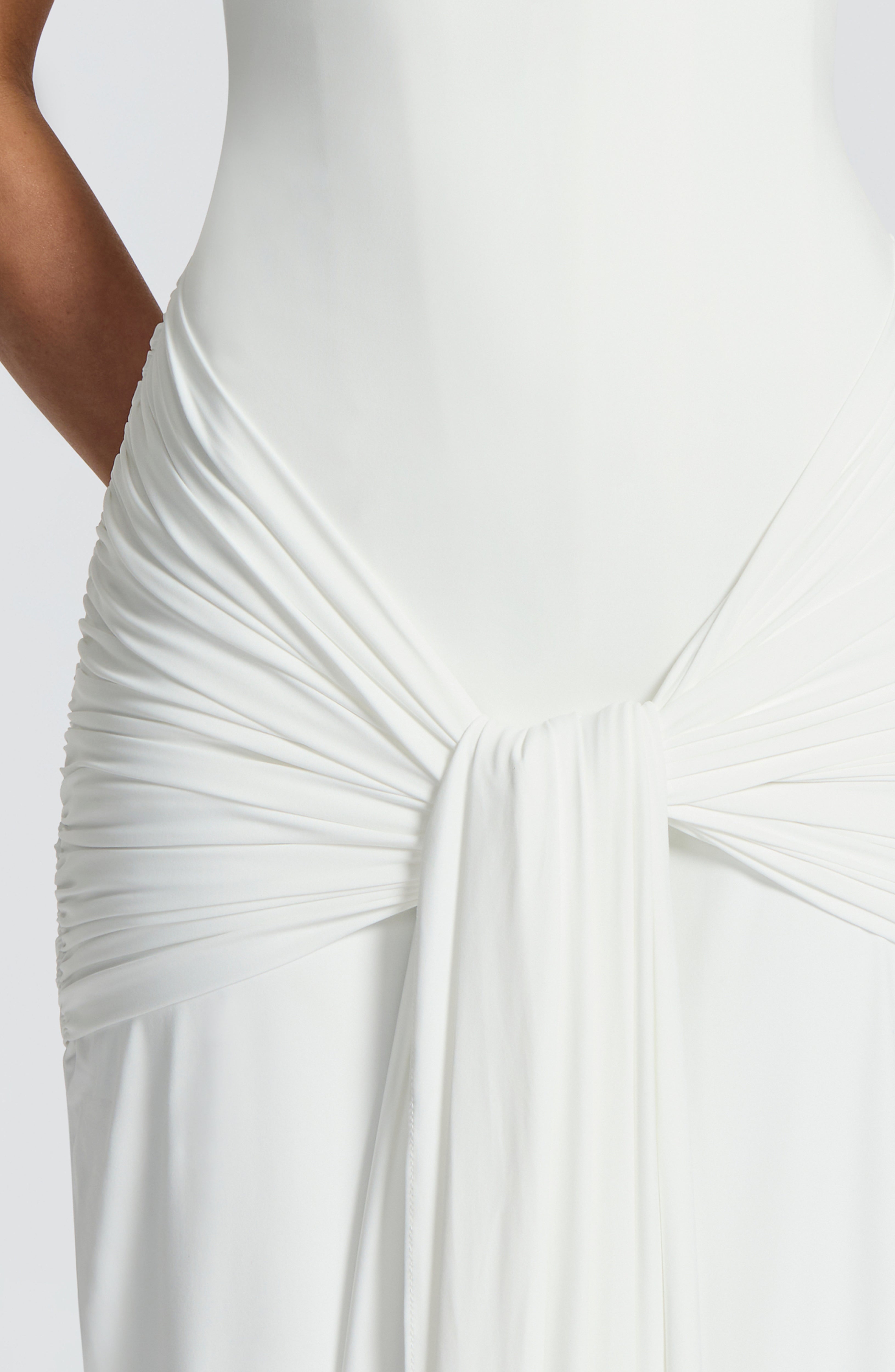 Vestido maxi marfil Gia