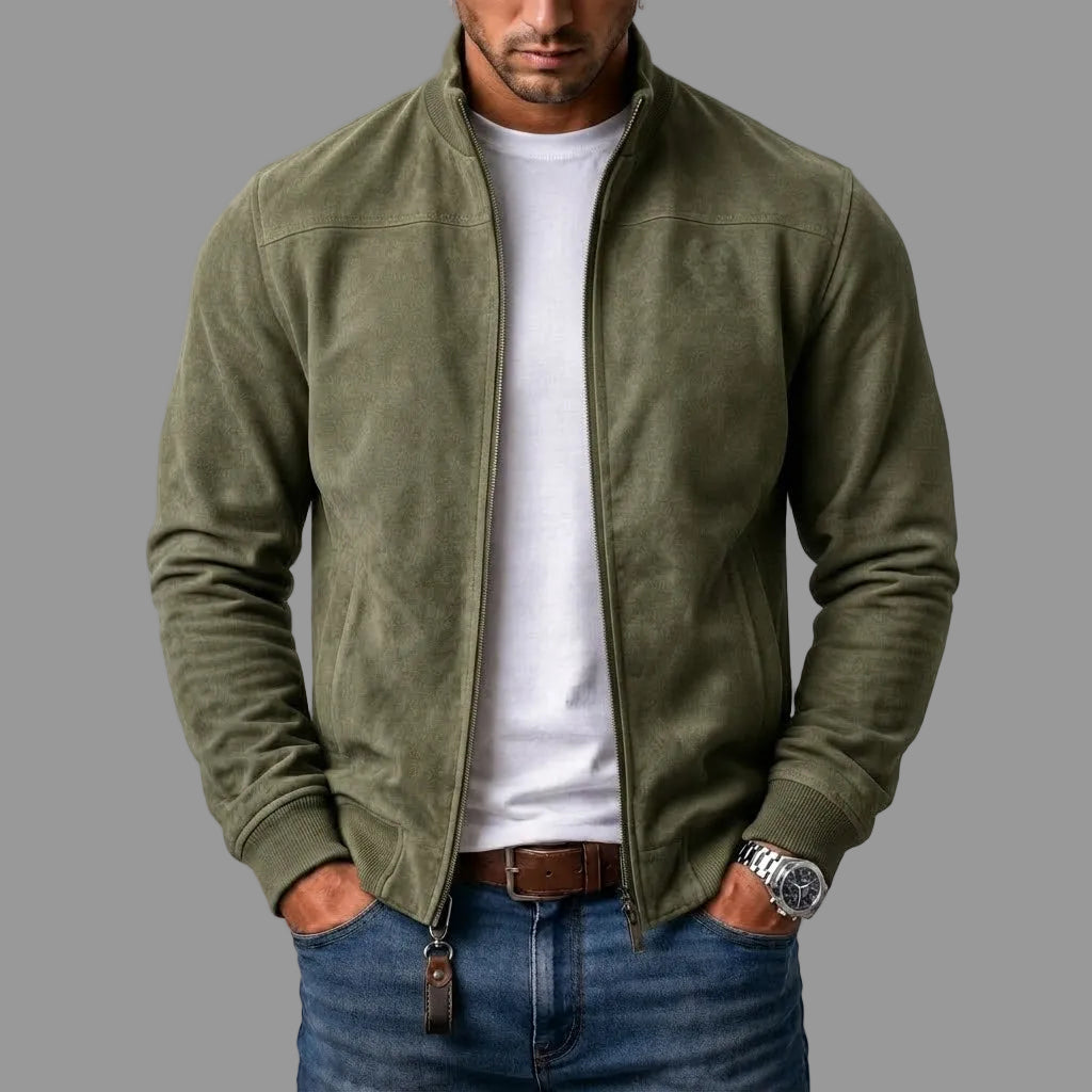 Varel | Chaqueta bomber de ante