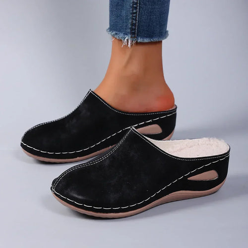 Élise™ | Pantuflas ortopédicas cálidas para el confort diario