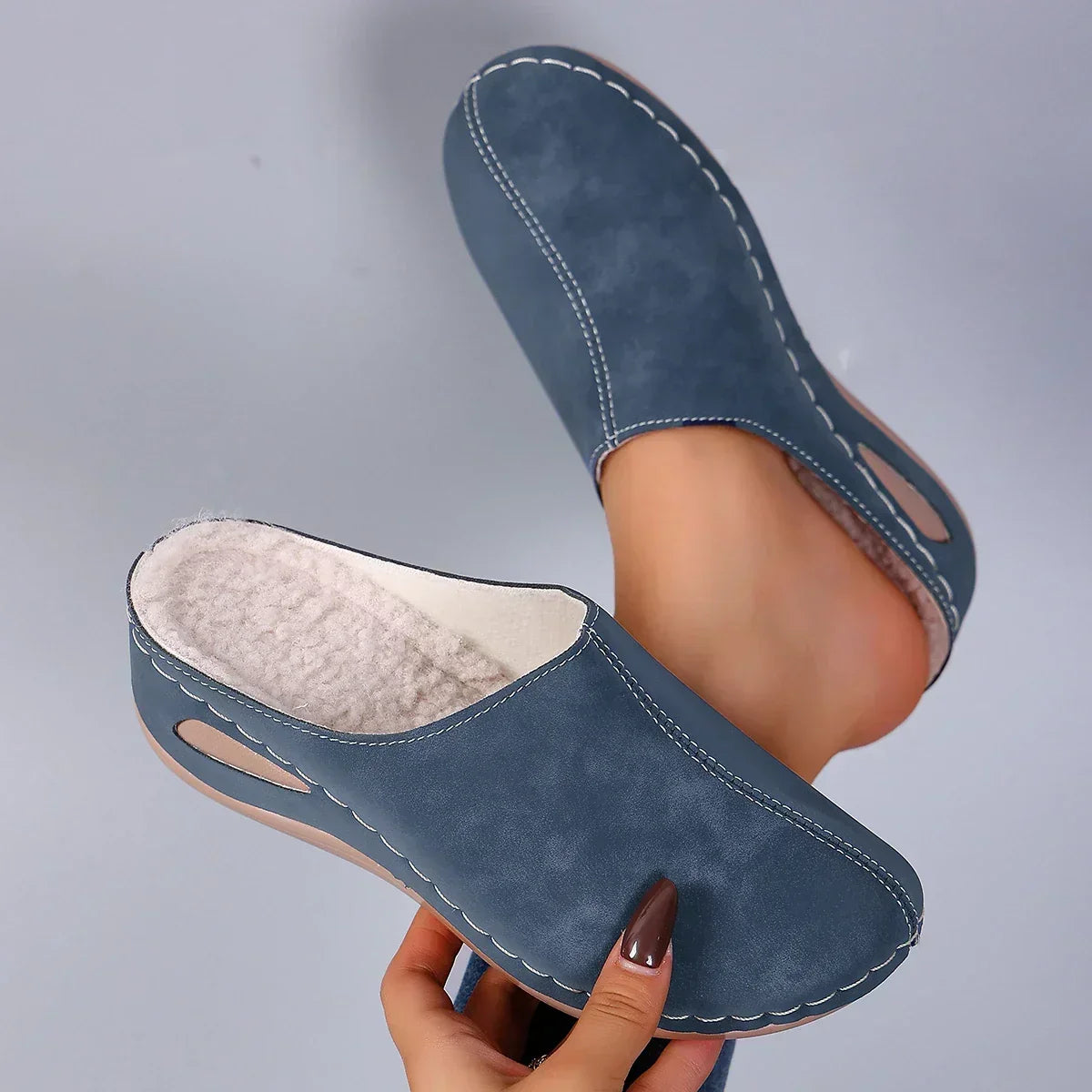 Élise™ | Pantuflas ortopédicas cálidas para el confort diario