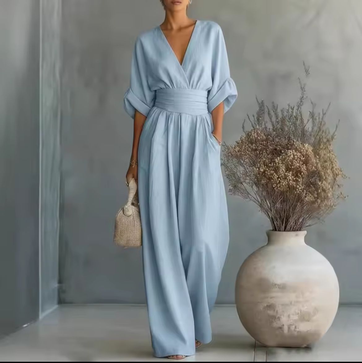Risel | Mono elegante de pierna ancha