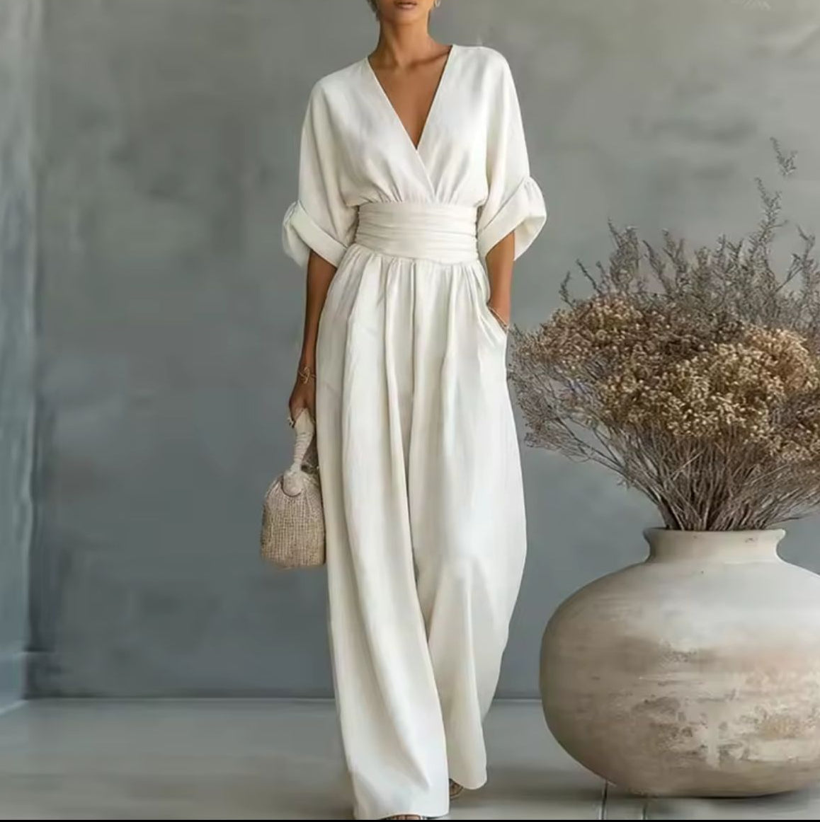 Risel | Mono elegante de pierna ancha