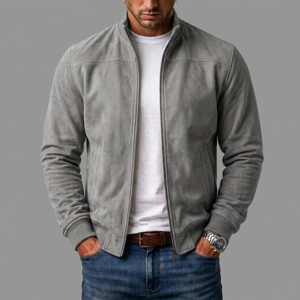 Varel | Chaqueta bomber de ante